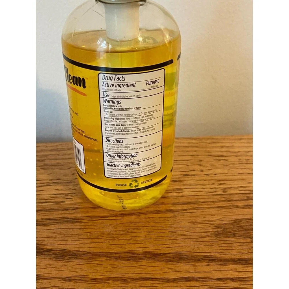 Hand Sanitizer Candy Corn Scent 1ea 8.45oz blt By WeClean-VERY RARE-Fall Autumn